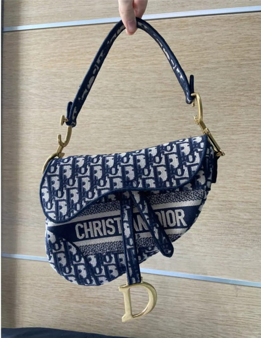 Christian Dior Inspired Saddle Bag-Masterpiece with Brand Details