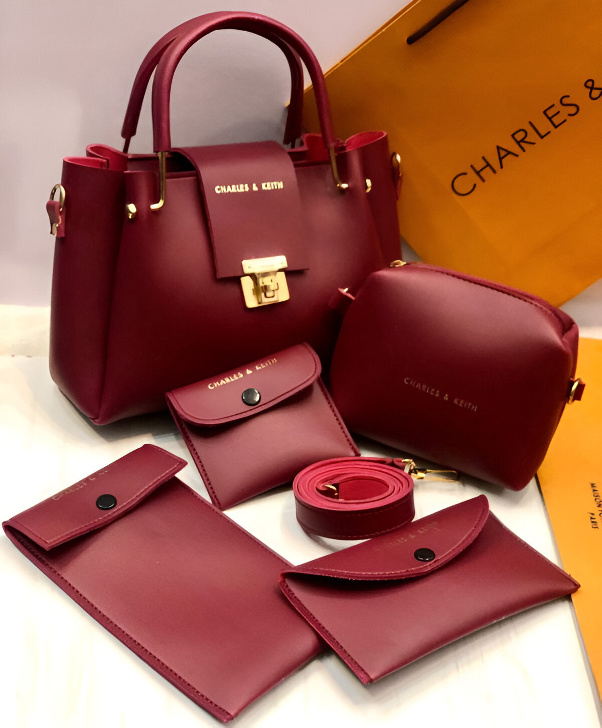 Charles and Keith Handbag Dupe (5 pcs)