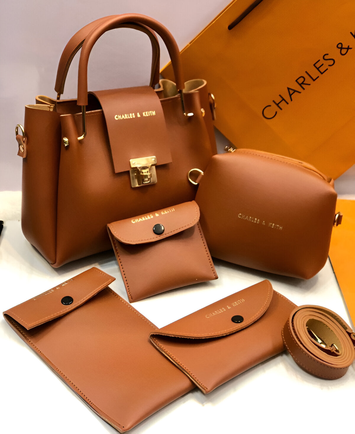 Charles and Keith Handbag Dupe (5 pcs)