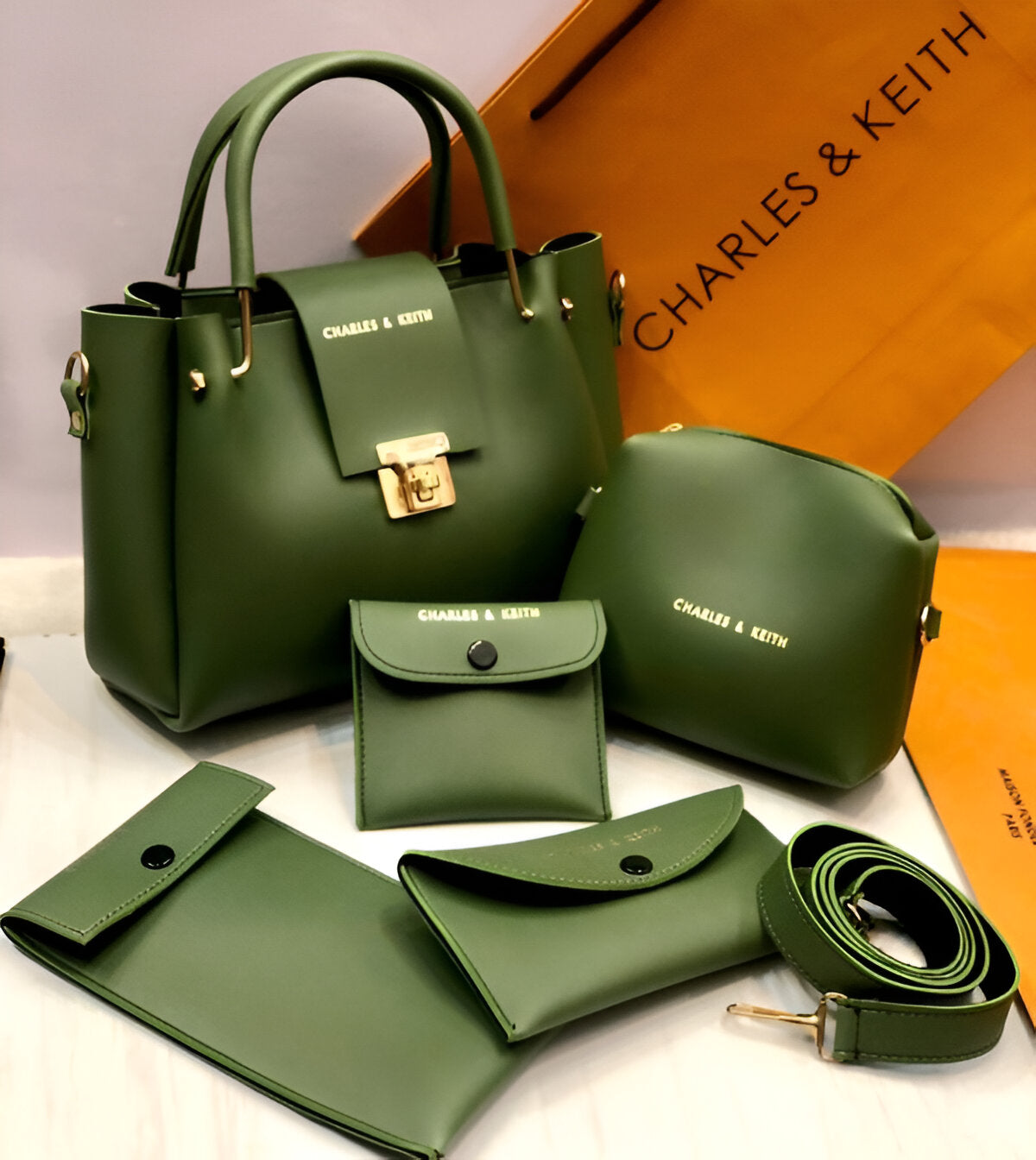 Charles and Keith Handbag Dupe (5 pcs)